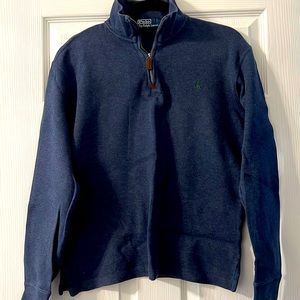 Polo half zip sweater